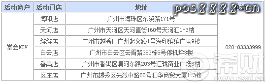 【广州】刷兴业云闪付信用卡，堂会KTV满200减100