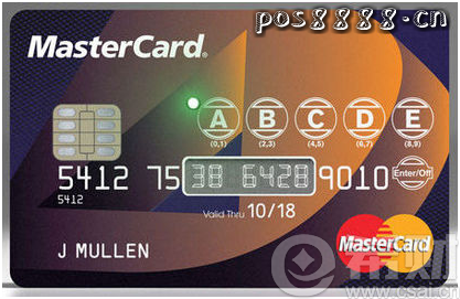 万事达新型信用卡即将面世,设有指纹认证功能
