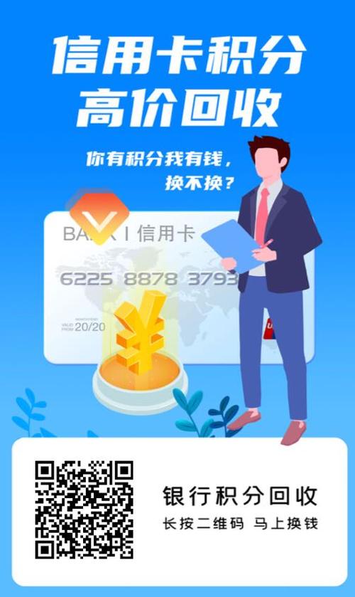 信用卡积分兑换海报模板图片下载