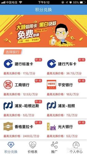 信用卡积分在哪兑换现金