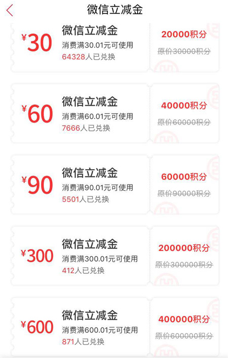 工商信用卡积分兑换手机