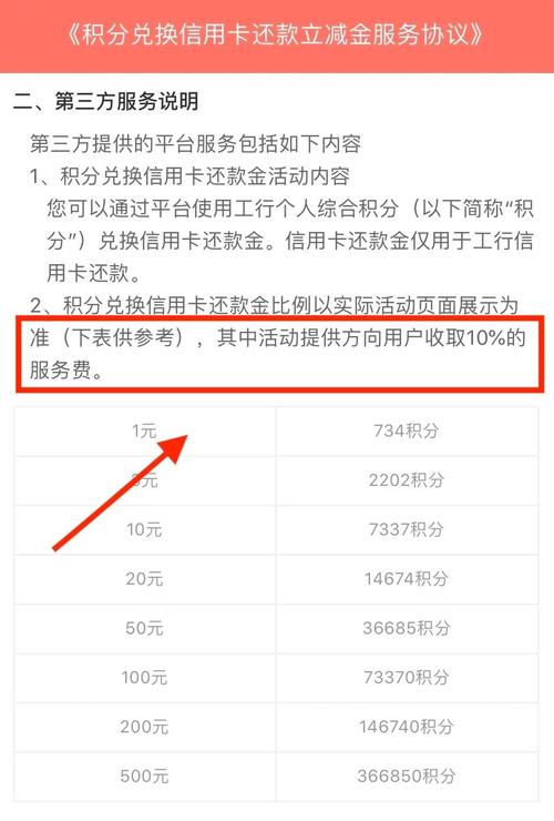 工行微信信用卡积分兑换