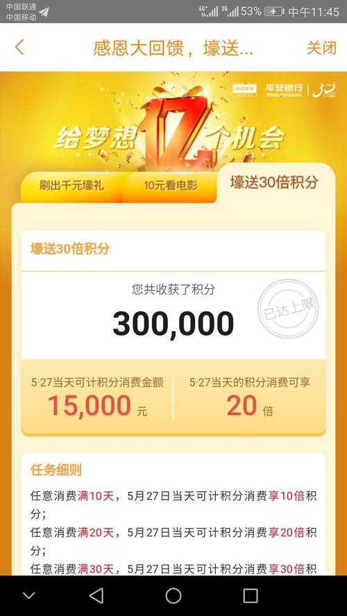 平安信用卡哪些消费有积分兑换