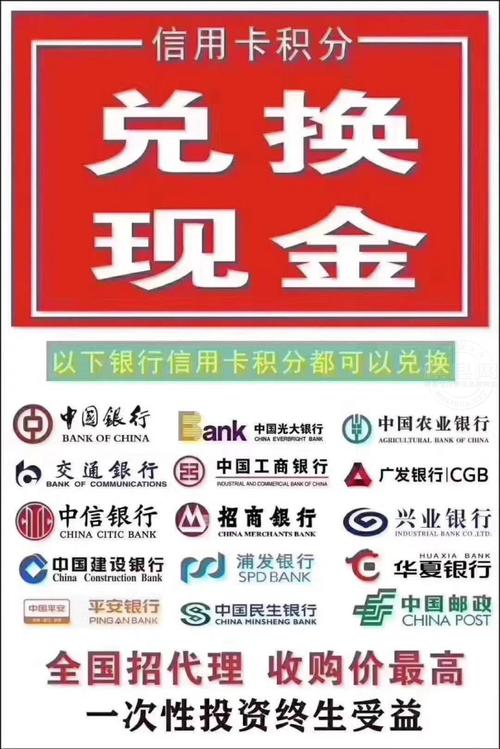 直接用信用卡积分兑换现金