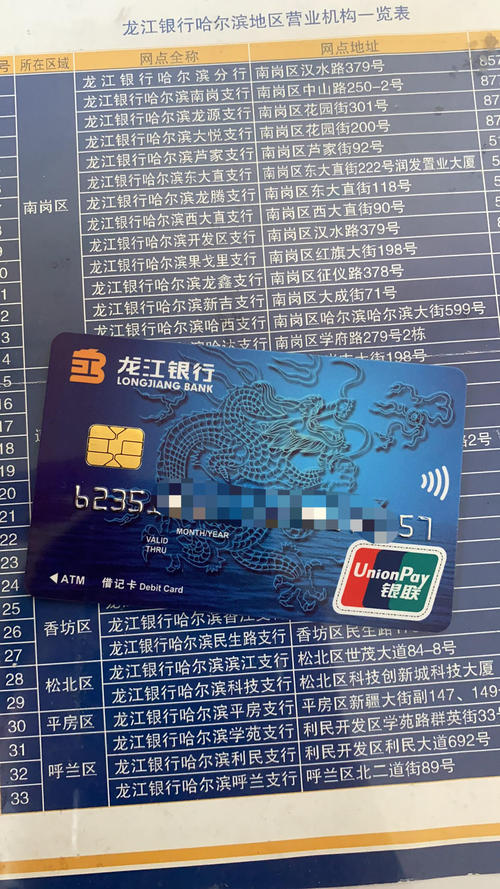 龙江银行的信用卡积分兑换