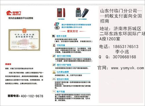 付临门一清pos机申请(付临门大pos机)