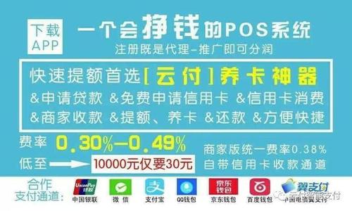 信用卡用pos机手续费多少